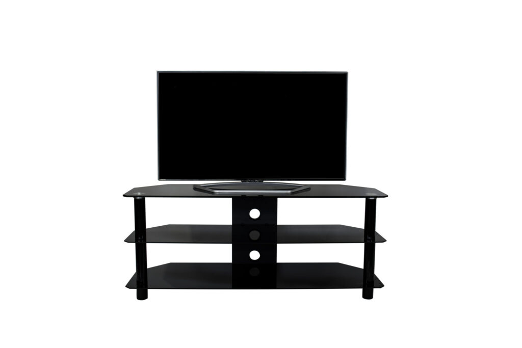Corner TV Stand Multi Purpose Shelving