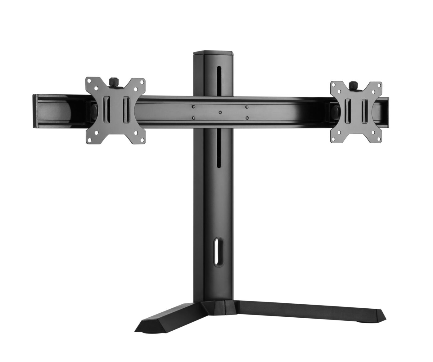 Double Monitor Mount Free Standing adjustable height Universal fit all