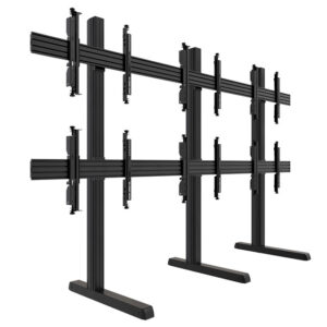 Heavy Duty Large screen TV Cart 3x3 Model: GKF-723R3x3  