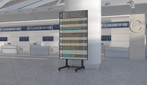 Commercial Large Screen Floor Stand 65"-100" Model: GKF-733FS