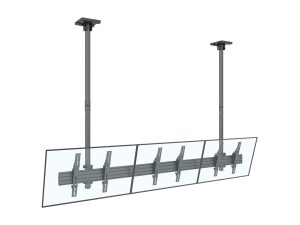 Menuboard Ceiling Landscape or Portrait 3 x screen 32"-65" Model: GKV-603C