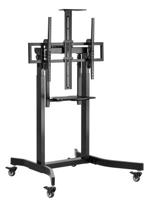 Commercial Motorized TV Cart with Height Adjust Fit 55"-100" Model: GKF-257HM