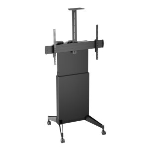 Motorized TV Cart Remote Adjustable Height Tilt Function Model: GKF-272HM